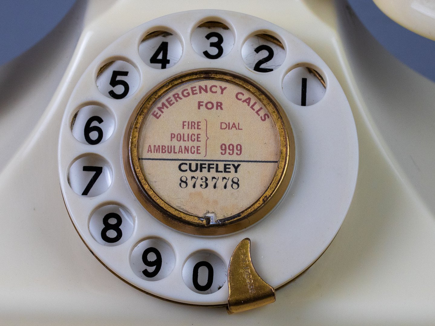 Plastic dial